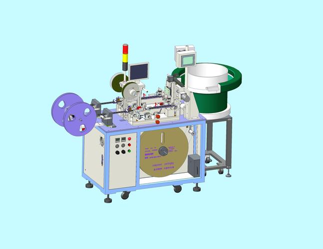 电子产品全自动包装机设备3D模型与电子设备安装技术解析